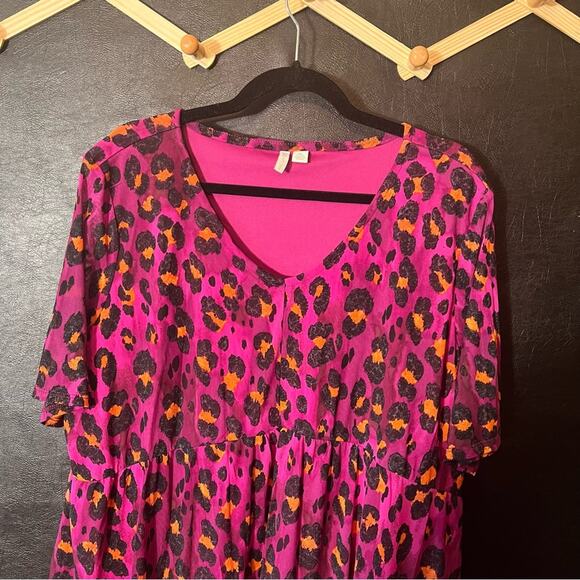 Cato Purple Animal Print Top Size XL‎ - Picture 3 of 9